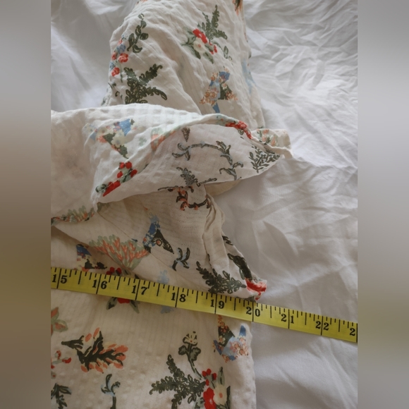 Skies Are Blue Cottagecore Floral Dress Off Shoulder‎ Mini Womens Size Medium - Picture 5 of 7